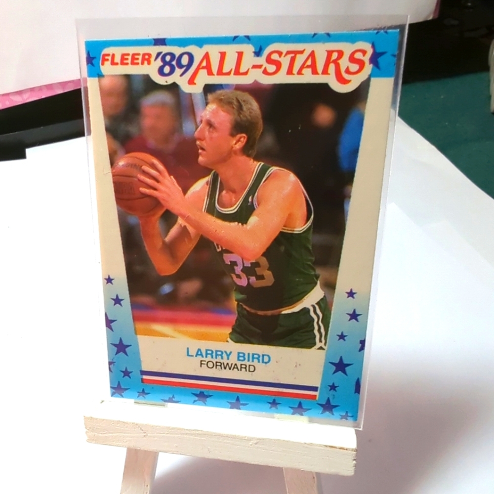 New 1989-90 Fleer Larry Bird Sticker No. 10 Rare Hard To Find